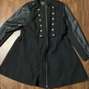 Adorable Torrid Black dress coat size 2